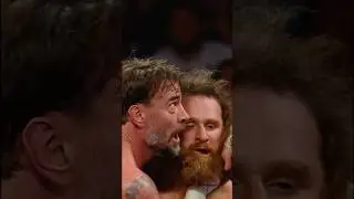 CM Punk&rsquo;s playing mind games with Sami Zayn 🫠 #RawOnNetflix #WWERaw