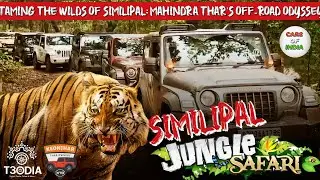 Similipal ଭିତରେ କଲୁ ଜିପ୍ Safari| Mahindra Thar Off-Road Adventure in Similipal National Park|T3 Odia