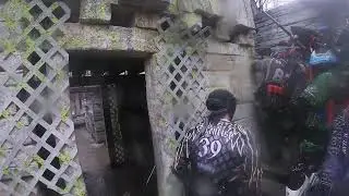 Robinhood paintball event at sherwood forest assault the Castle