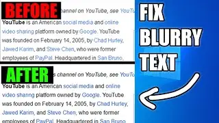 How To FIX Blurry Text in windows (2025)