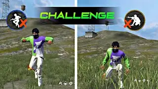 Free Fire But No Jump & Crouch Challenge 😮