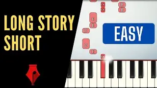 Taylor Swift - long story short | EASY Piano Tutorial