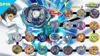 【Blast Jinnius VS ALL Season2】 marathon Beyblade Burst DB God 베이블레이드 버스트 갓 블라스트 지니어스 VS 올시즌2 마라톤 배틀