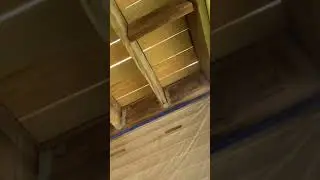 Underside deck staining look amazing