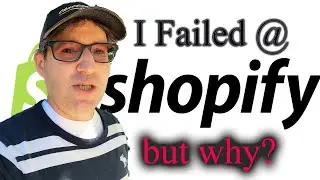 Why My First Shopify Store Was a Complete Failure 😪😭😢 | Tips on how to Avoid Failure on Shopify