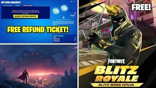 *NEW* FORTNITE UPDATE TONIGHT! (FREE SKIN, REFUND TICKET, LIVE EVENT!)