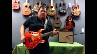 Garrett Park Guitars   2004 Artinger Concept Semi Hollow Orangina