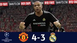 PES 6 Gameplay UEFA Champions League 2002/2003 | Manchester United vs Real Madrid