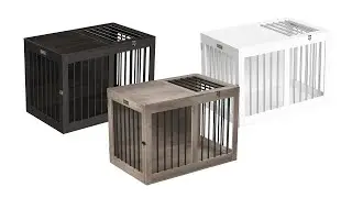 Furpezoo Small Wooden Dog Crate Installation Video