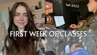 FIRST WEEK OF COLLEGE | working part time while in grad school