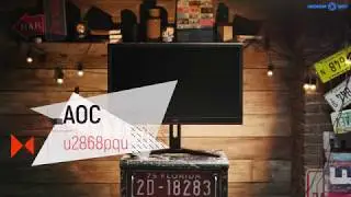 Обзор монитора АОС 28 дюймов и 4к