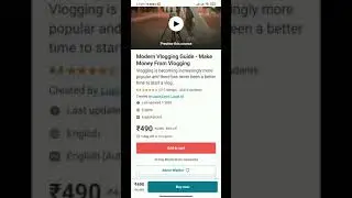 Modern Vlogging Guide| #vlog education| Make money from Vlogging|Udemy course for free