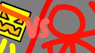 DEATH BATTLE: Stick Figure Vs Geometry dash Icon