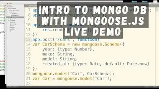 MEAN Stack Basics - Introduction to Mongo DB and Mongoose.js with a simple Node.js CRUD app