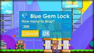 Dropping 200 BGL in Random Worlds! (RIP 200 BGLS) - Growtopia