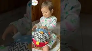Play with Intellibaby Plush Tag Ball #firstcry #firstcryintellieducation