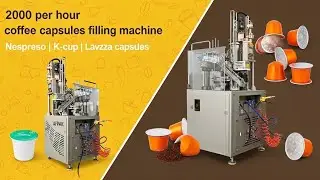 YM-40 Coffee capsule filling sealing machine to produce k cup and nespresso capsules