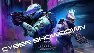 Getting that Light up Mohawk thingy in Halo Infinite! - Cyber Showdown Attrition Mode