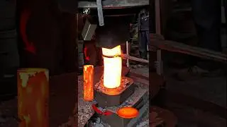 Metal Forging: Cylinder to Flat Disc Transformation