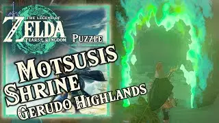 Zelda: Tears of the Kingdom - Motsusis Shrine - South Lomei Labyrinth Puzzle, Gerudo Highlands