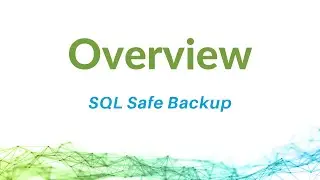 Overview of SQL Safe Backup