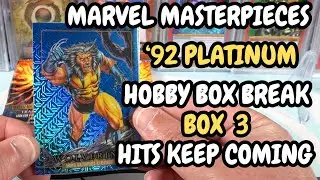 Marvel Masterpieces '92 Platinum Box Break - Box 3 Seismic Hit!
