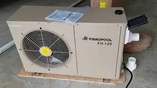 Fibropool FH120 pool heat pump what's in the box unpacked #viral #howto #beautiful #heater