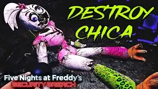 How To Destroy Chica / Monty Mystery Mix Location | FNAF Security Breach | Get Voice Box From Chica