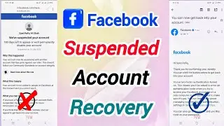 How to recover suspended facebook account | Fix you submitted an appeal 180 days | problem solved