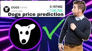 Dogs coin price prediction.😮 #dogs #crypto #subscribe
