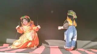 Doll dance. Puppet Show 