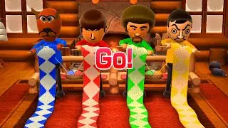 Wii Party U Dojo Domination Play as Scooby-Doo (Hardest Difficulty)
