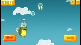 Flying turtle collecting game best score 230