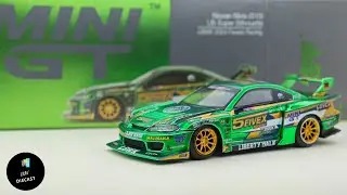 Nissan Silvia S15 LBWK 2024 Fausto Racing by Mini GT 1/64 | UNBOXING and REVIEW