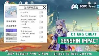 Cy Cheat GENSHIN IMPACT 250+ Feature Free, Showcase & Easy SetUp, English Version. LAST VERSION