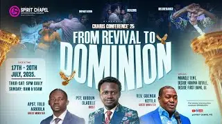 CHARIS CONFERENCE 2025 (FROM REVIVAL TO DOMINION) DAY 1 WITH PASTOR BIODUN OLADELE