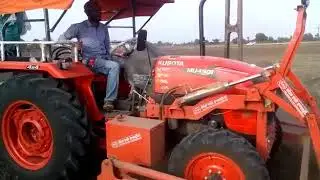 KUBOTA MU4501 4wd performance with Front Dozer | FARMILA | Front dozer | TRACTOR | LAND LAVELLING