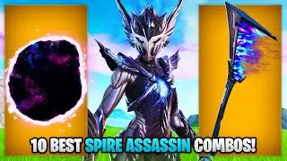10 BEST SPIRE ASSASSIN FORTNITE SKIN COMBOS! (Season 6 Battle Pass)
