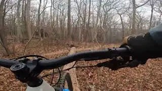 mtb : A typical ride at Hartshorne Woods 12 15 2025