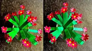 How to make paperflower pot || DIY paper...#shorts#shortsfeed#trending#new#trending