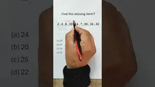 Find the missing Number | #csat  #shorts #reasoning #maths  #upsc #ssc #ntpc