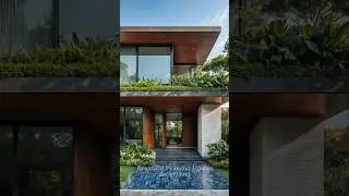 Peaceful Modern House Surrounded by Nature