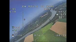 ZOHD Dart Sweepforward Wing 635mm long range record 8.13 km
