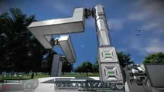 Space Engineers Piston Door Concept