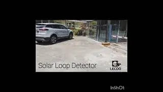 No more road cutting, no more dust, new aged wireless IoT solar loop detector for barrier gate