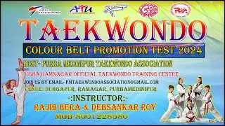 ##TAEKWONDO..COLOUR BELT PROMOTION TEST 2024.DIGHA RAMNAGAR OFFICIAL TAEKWONDO TRAINING CENTRE...