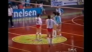 1984/85: NELSEN REGGIO EMILIA - CASSANO D'ADDA (playoff, gara 5) pallavolo femminile italiana