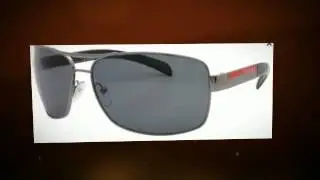 The Prada Sport PS54IS 5AV5Z1 In Gunmetal/Polarized Grey