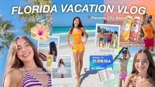 FLORIDA VLOG | beach, swimming, family + more! 🐬🌺🌴