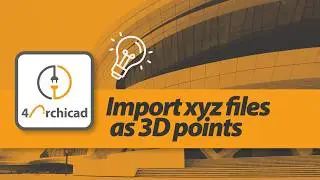 PointCab 4Archicad Plugin 3.0: импорт файла xyz как 3D-точек